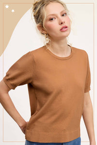 Marcie Stretchy Knit Top