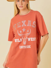 Washed Western Sparkle Texas Top