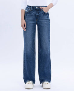 Clare 90'S Super High Rise Wide Leg Jeans