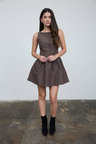 Tessa Plaid Mini Dress