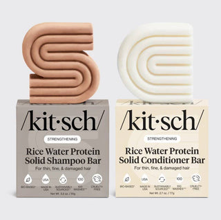 Rice Water Shampoo & Conditioner Bar Set