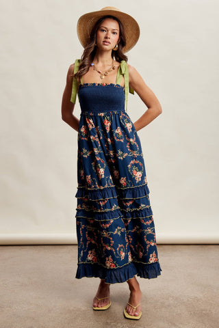 Faye Floral Maxi Dress