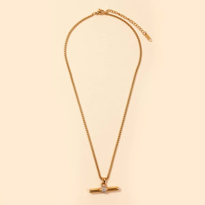 Miles Bar Pendant Necklace