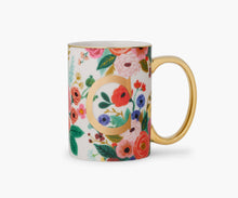 Garden Party Porcelain Monogram Mug