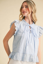 Allie Lace Trim Top