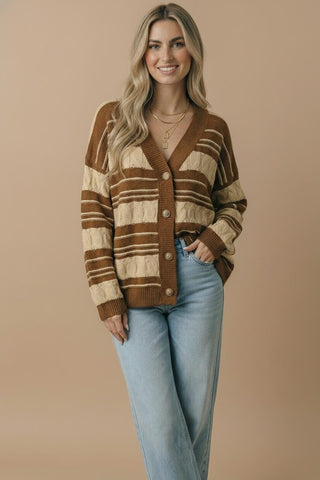 Evelyn Cable Knit Cardigan