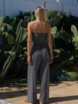 Blakely Strapless Wide Leg Jumpsuit