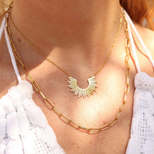 Emily 18k Layered Paperclip Necklace