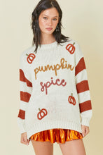 Pumpkin Spice Sweater Knit Top