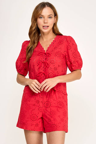 Florence Eyelet Top