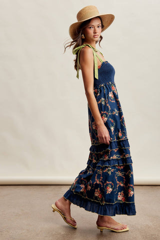 Faye Floral Maxi Dress
