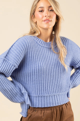 Time For Cozy Pullover Sweater