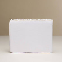 White Pearl & Sequin Beaded Clutch