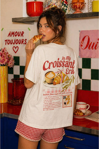 Croissant Cafe Tee