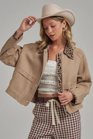Zoey Twill Barn Jacket
