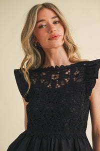 Gwen Crochet Lace Top