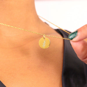 18K Gold Birth Flower Charm