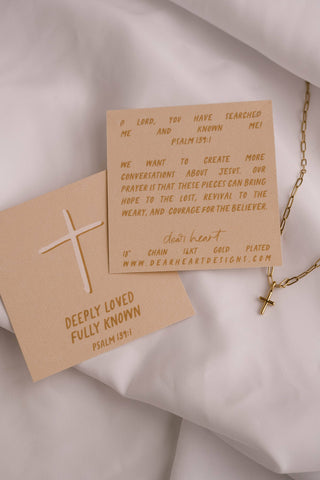 Deeply Loved Fully Known Charm Necklace