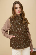 Jess Floral Quilted Puffer Vest
