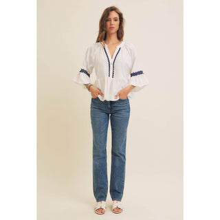 Margaret Babydoll Top