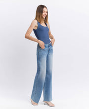 Olivia Mid Rise Wide Leg Jeans