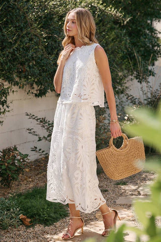 Celeste Lace Top