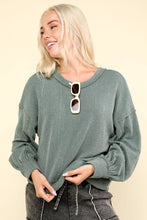 Audrey Comfy Knit Top in Cedarwood