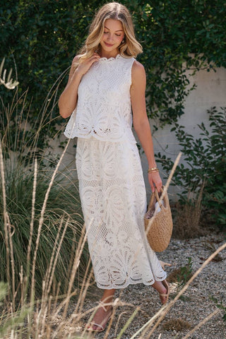 Celeste Lace Top