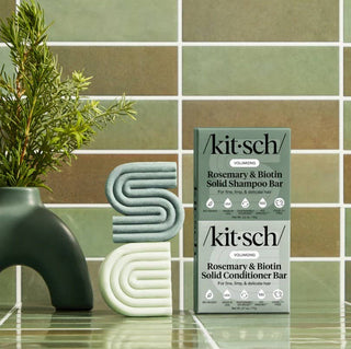 Rosemary & Biotin Volumizing Shampoo & Conditioner Bar Set