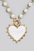 Amelia Peal Heart Necklace