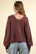 Audrey Comfy Knit Top in Cedarwood