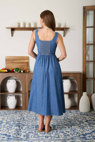Frankie Denim Midi Dress