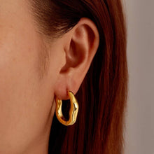 Huggie Hoop Earrings in 18K Gold Plate