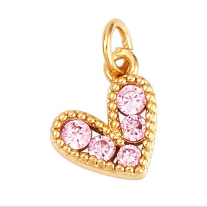 Light Pink Heart Charm