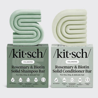 Rosemary & Biotin Volumizing Shampoo & Conditioner Bar Set