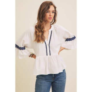 Margaret Babydoll Top