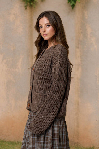 Gemma Marled Knit Cardigan