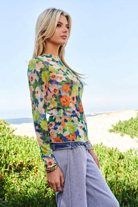 Field Of Flowers Mesh Top