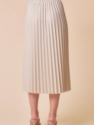 Kendra Pleated Midi Skirt