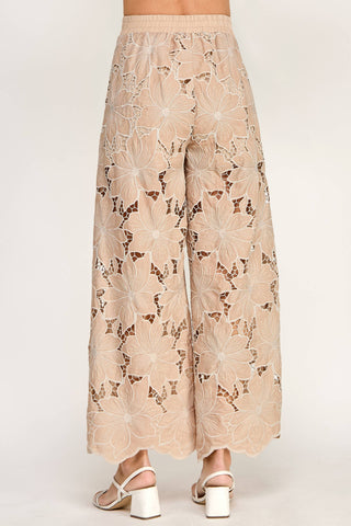 Audrey Floral Lace Pants
