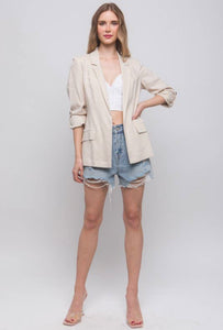 London Linen Blend Blazer