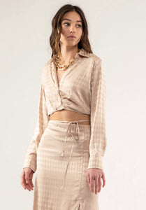 Lulu Collared Crop Top