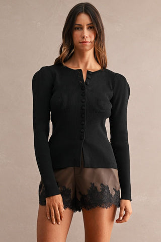 Sutton Knit Cardigan Top