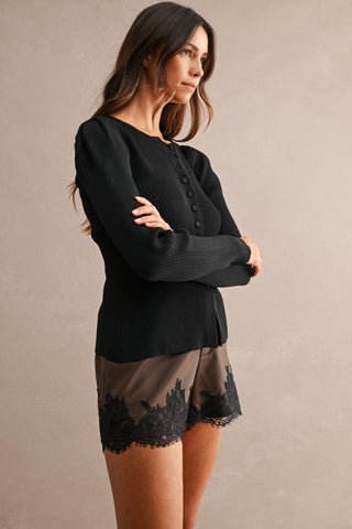 Sutton Knit Cardigan Top