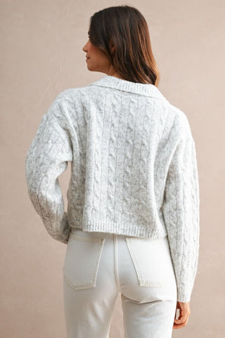 Harlow Wool Blend Cropped Sweater