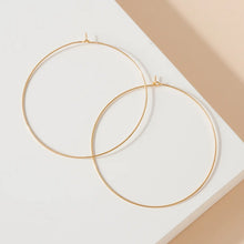 Thin Hoop Earrings