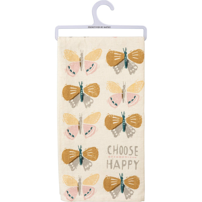 Choose Happy Kitchen Towel