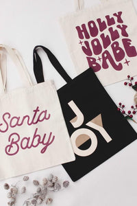 Santa Baby Holiday Tote Bag