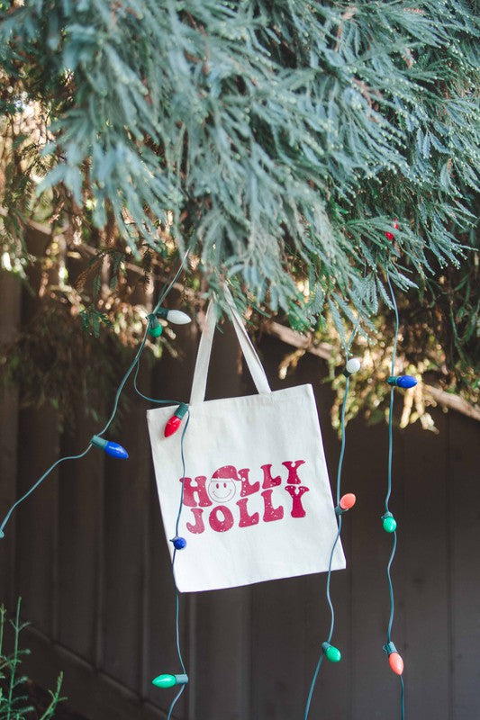 Holly Jolly Holiday Tote Bag