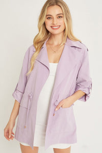 Waiting For You Jacket in Lilac